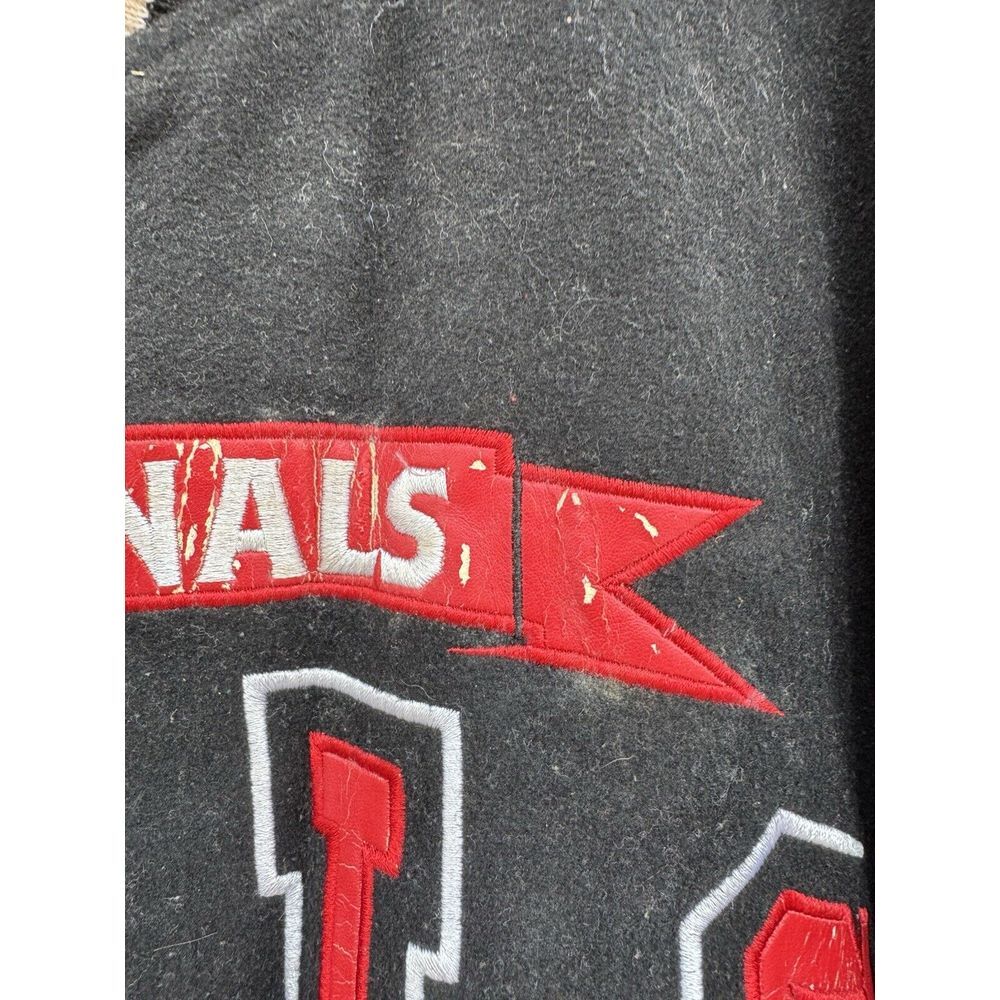 Vintage Rare Chicago Bulls NBA Championships Jacket Large Reversible *READ DES** - Picture 2 of 16